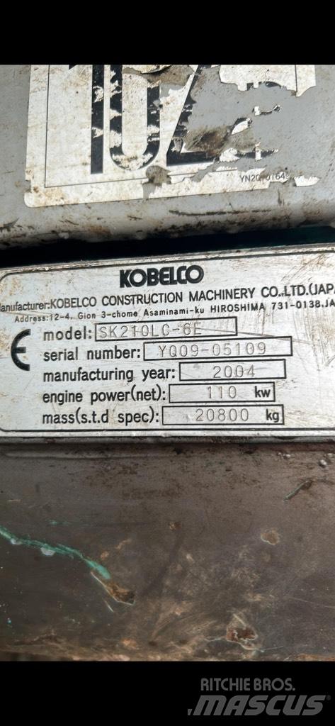 Kobelco SK210 lc Raupenbagger