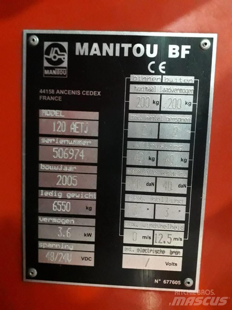 Manitou 120 AETJ Gelenkteleskoparbeitsbühnen