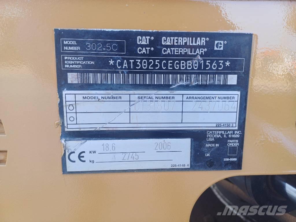 CAT 302.5 Minibagger < 7t