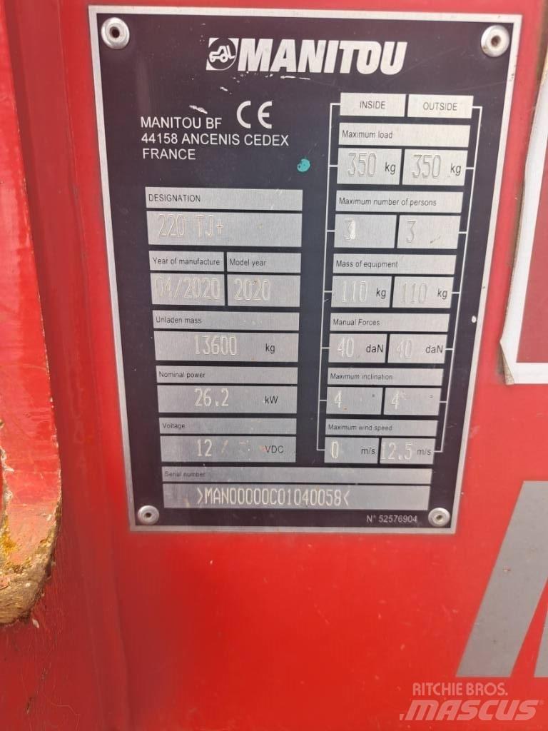 Manitou 220TJ Teleskopbühnen