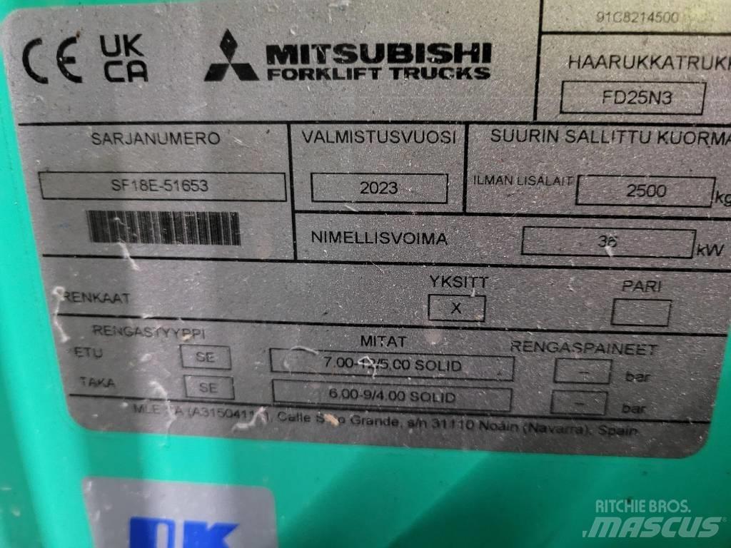 Mitsubishi FD25N3 Diesel heftrucks