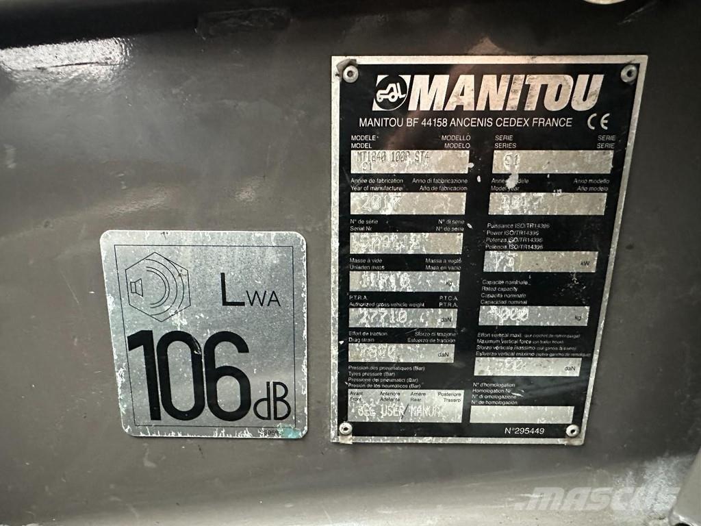 Manitou MT 1840 Teleskoplader