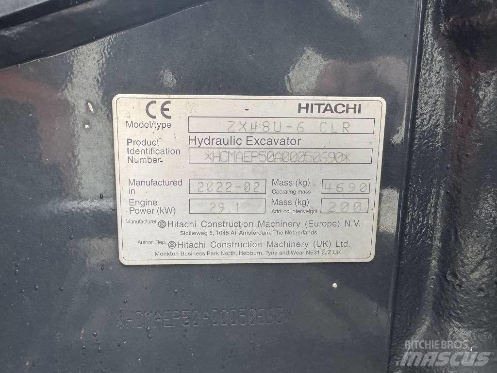 Hitachi ZX 48 U-6 Minibagger < 7t