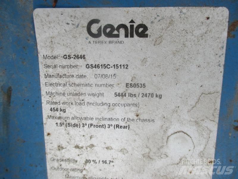 Genie GS 2646 Scheren-Arbeitsbühnen