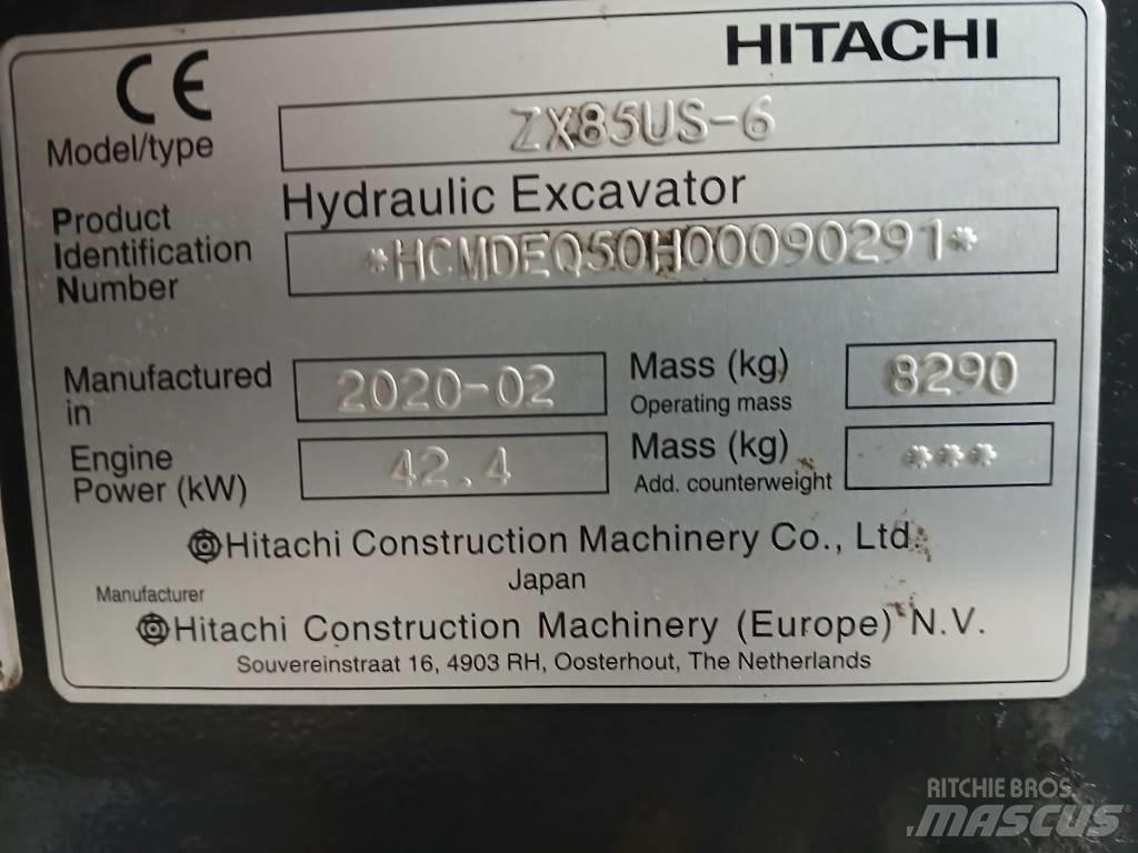 Hitachi ZX 85 US-6 Midibagger  7t - 12t