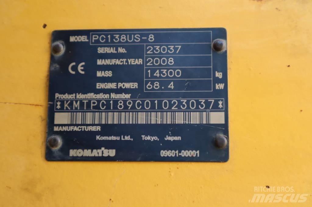Komatsu PC138US-8 Raupenbagger