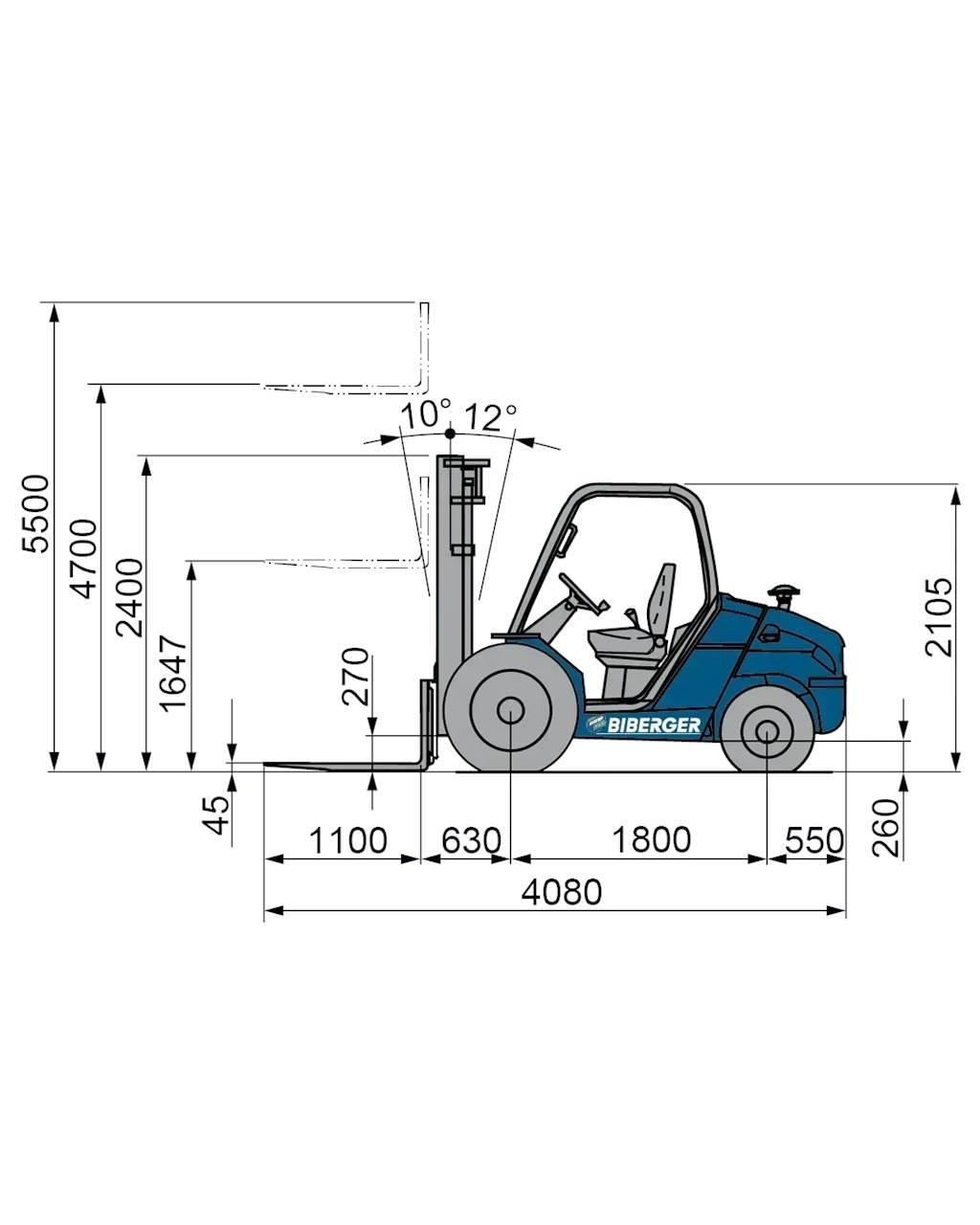 Manitou MSI 30 Diesel heftrucks