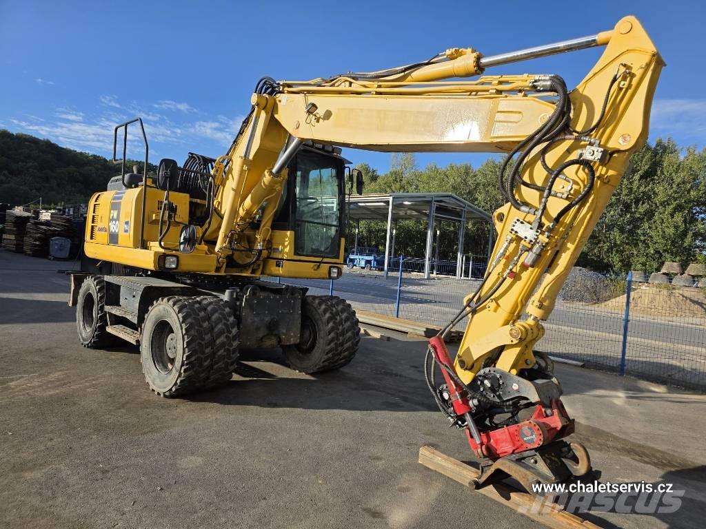 Komatsu PW 160 Mobilbagger