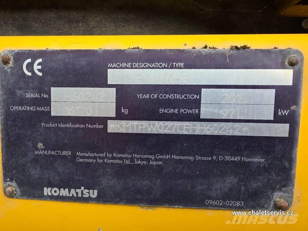 Komatsu PW 160 Mobilbagger