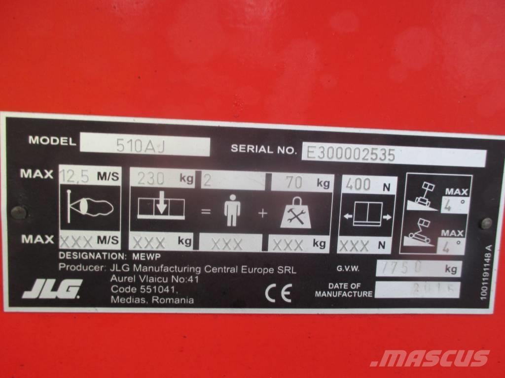 JLG 510 AJ Gelenkteleskoparbeitsbühnen