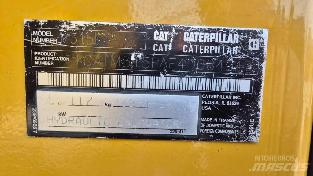 CAT M 315 F Mobilbagger