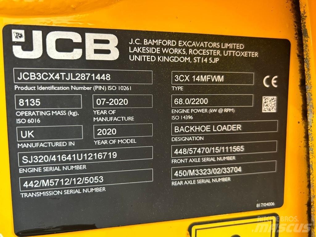 JCB 3CX Air Con Baggerlader