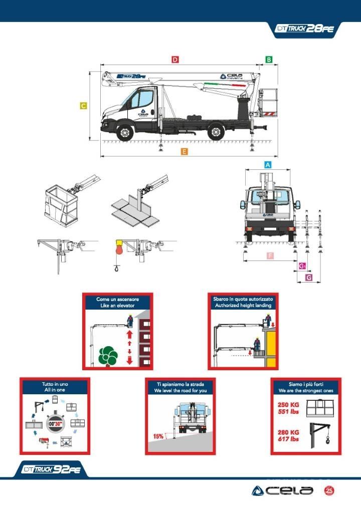 Cela DT 28 truck FE LKW-Arbeitsbühnen