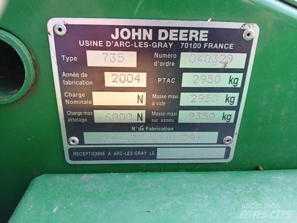 John Deere 735 Mähwerke