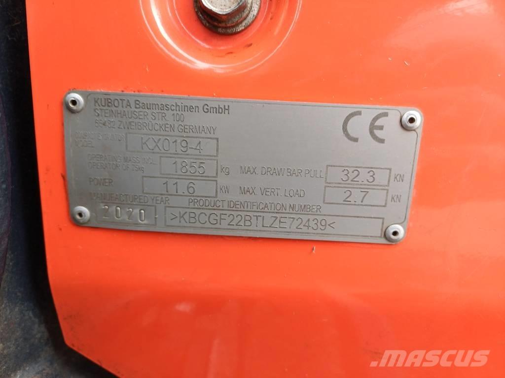Kubota KX 019-4 Minibagger < 7t