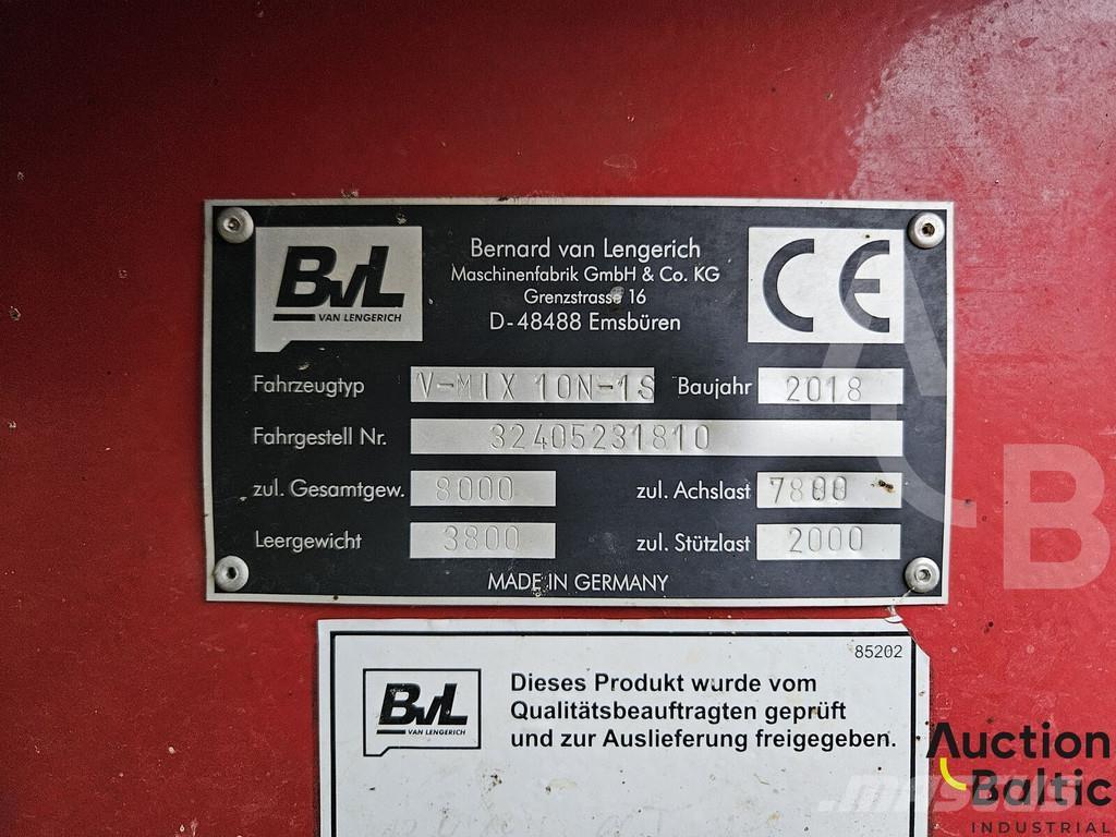 BvL V-MIX 10N-1S Futtermischwagen