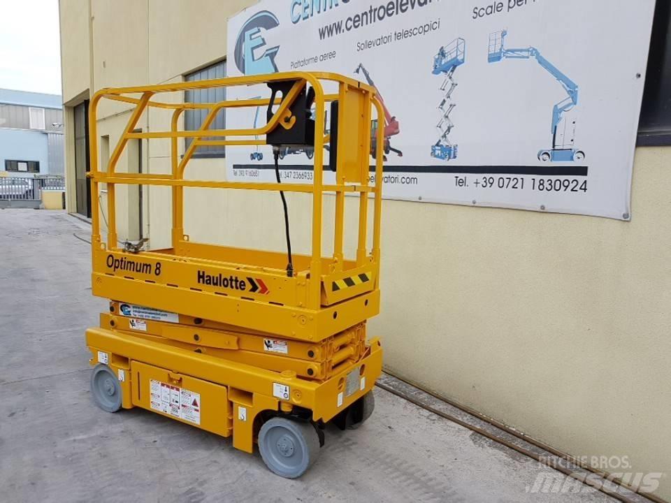Haulotte Optimum  8 Scheren-Arbeitsbühnen