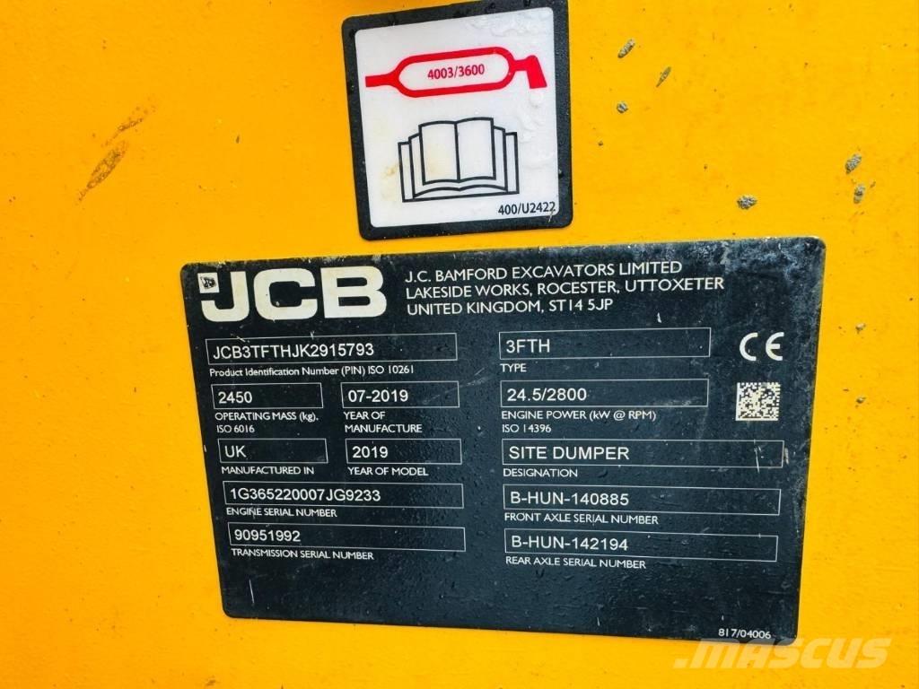 JCB 3 FTH Minidumper