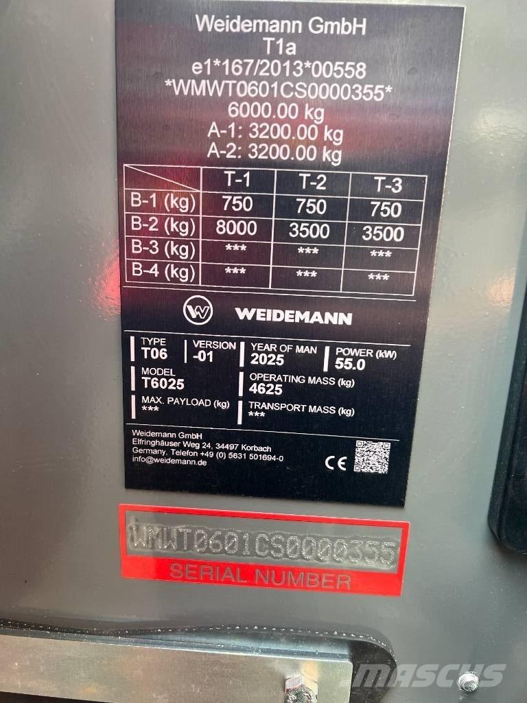 Weidemann T6025 Teleskop-Radlader