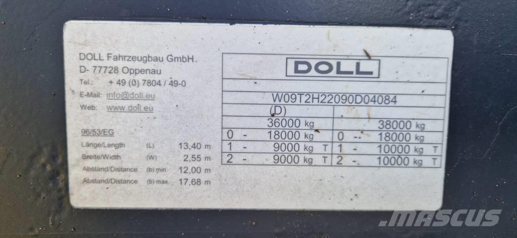 Doll T2H Tieflader-Auflieger