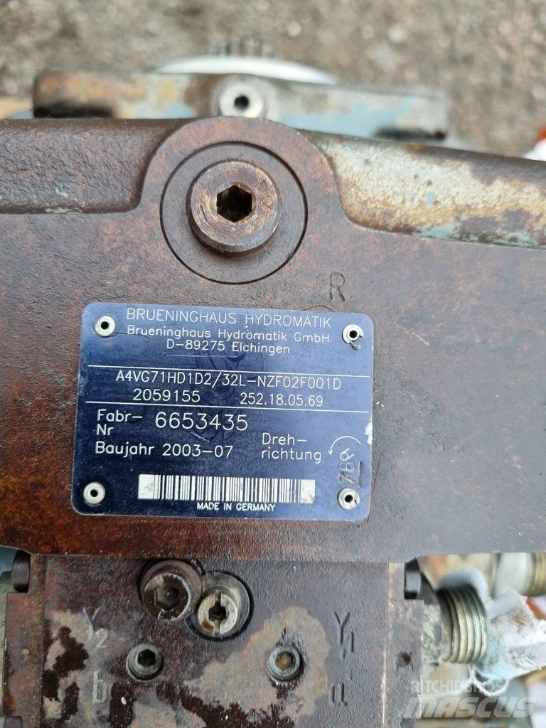 Hydromatik A4VG71HD Hydraulik