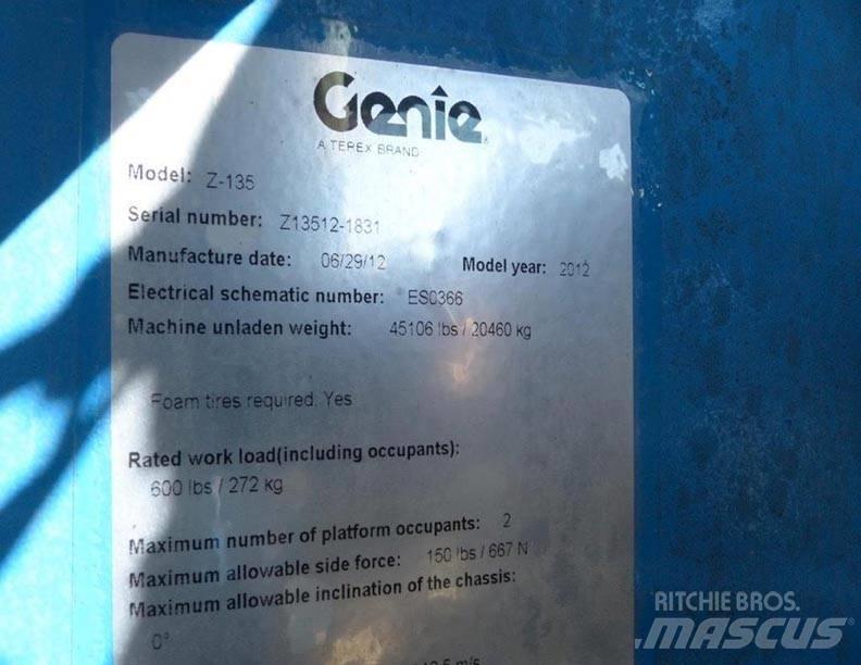 Genie Z135 Gelenkteleskoparbeitsbühnen