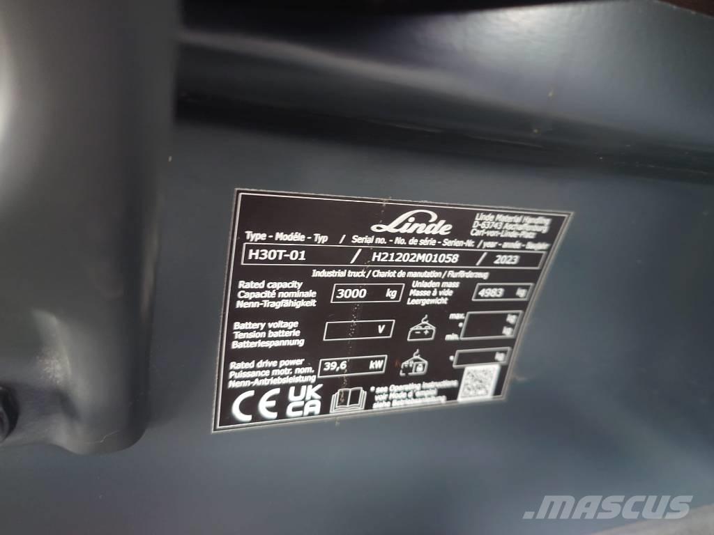 Linde H 30 T LPG heftrucks