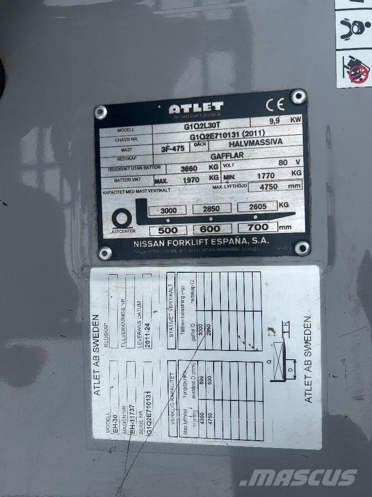 Atlet L30T Elektrische heftrucks