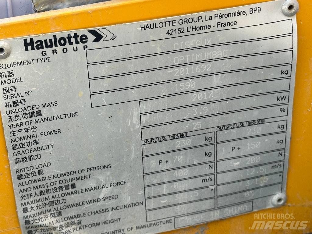 Haulotte OPTIMUM 8 Scheren-Arbeitsbühnen