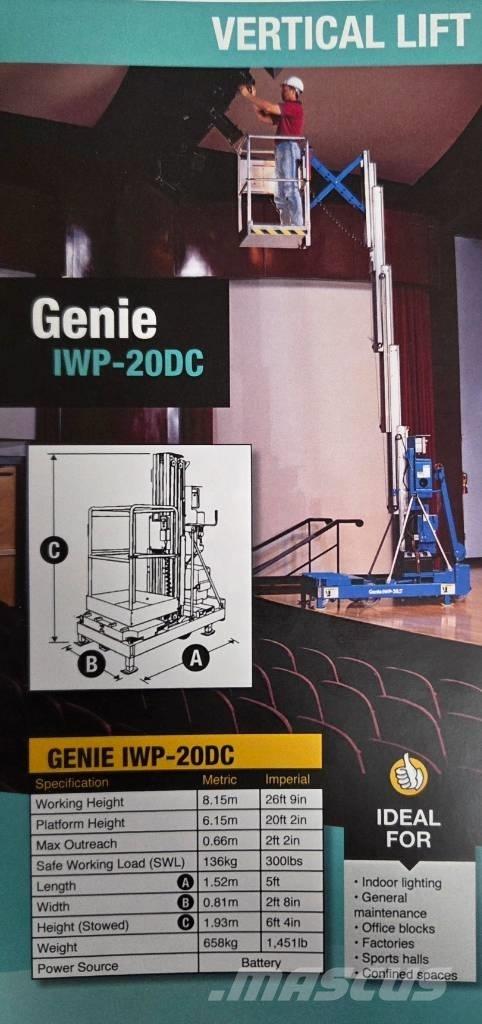 Genie IWP 20 S Personenaufzüge