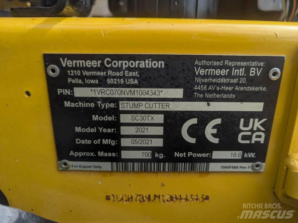 Vermeer SC30TX Baumstumpffräsen