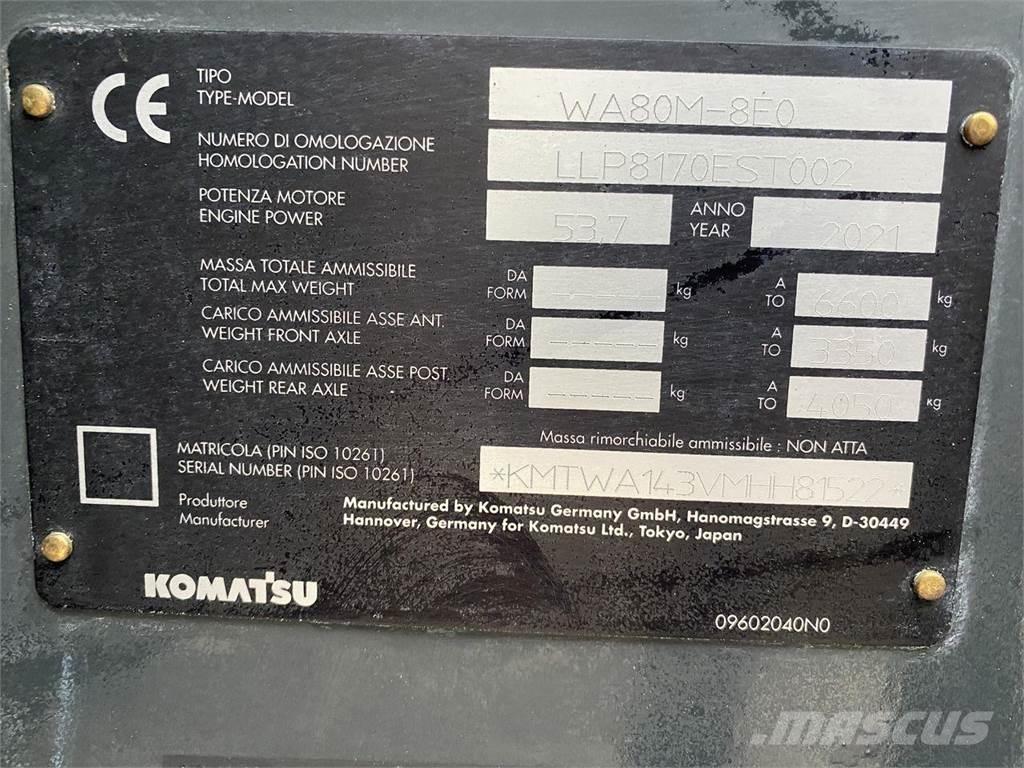 Komatsu WA80M-8EO Multifunktionslader