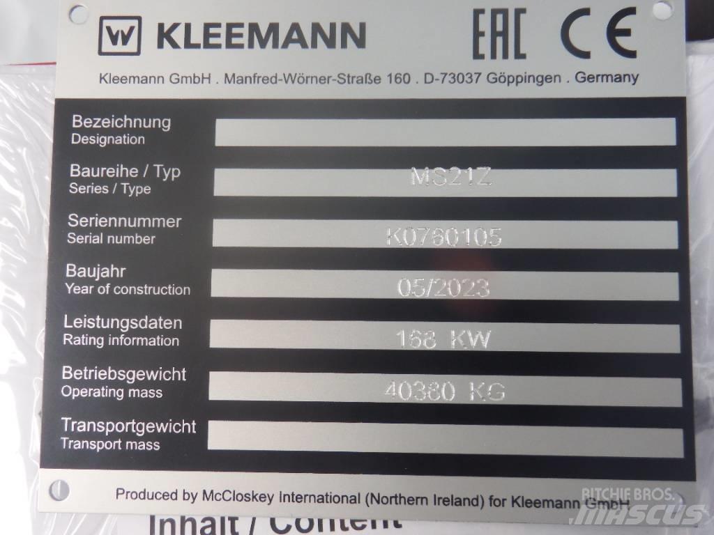 Kleemann MS 21 Z Sieb- und Brechanlagen