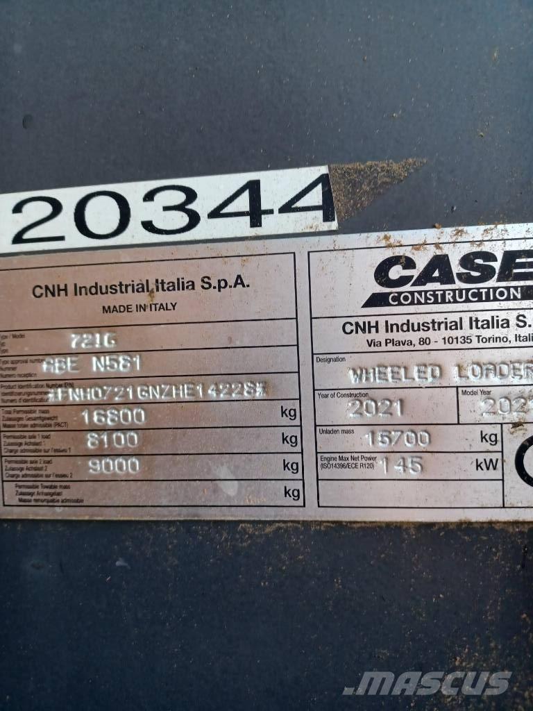 CASE 721 G Evolution Radlader