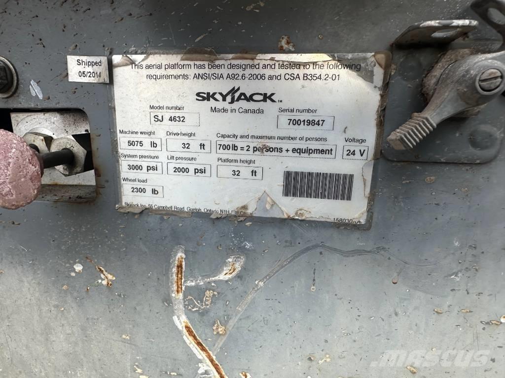 SkyJack SJ 4632 Scheren-Arbeitsbühnen