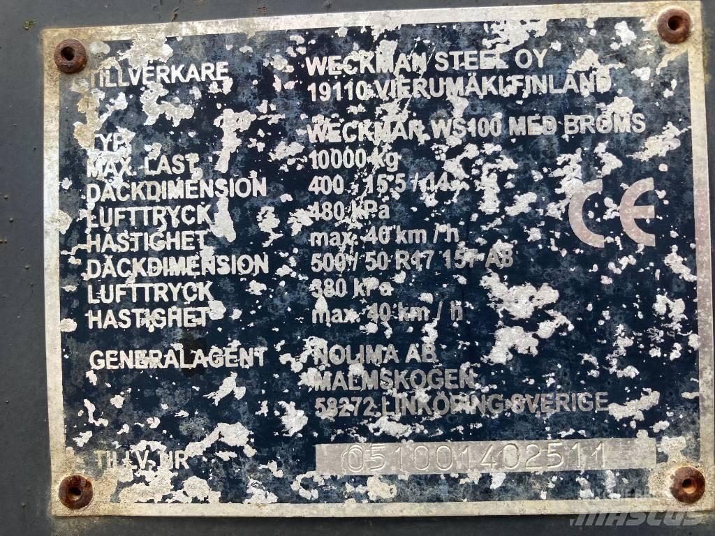 Weckman WS 100 Getreideanhänger