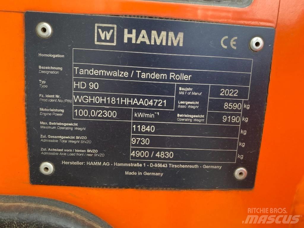 Hamm HD 90 Tandemwalzen