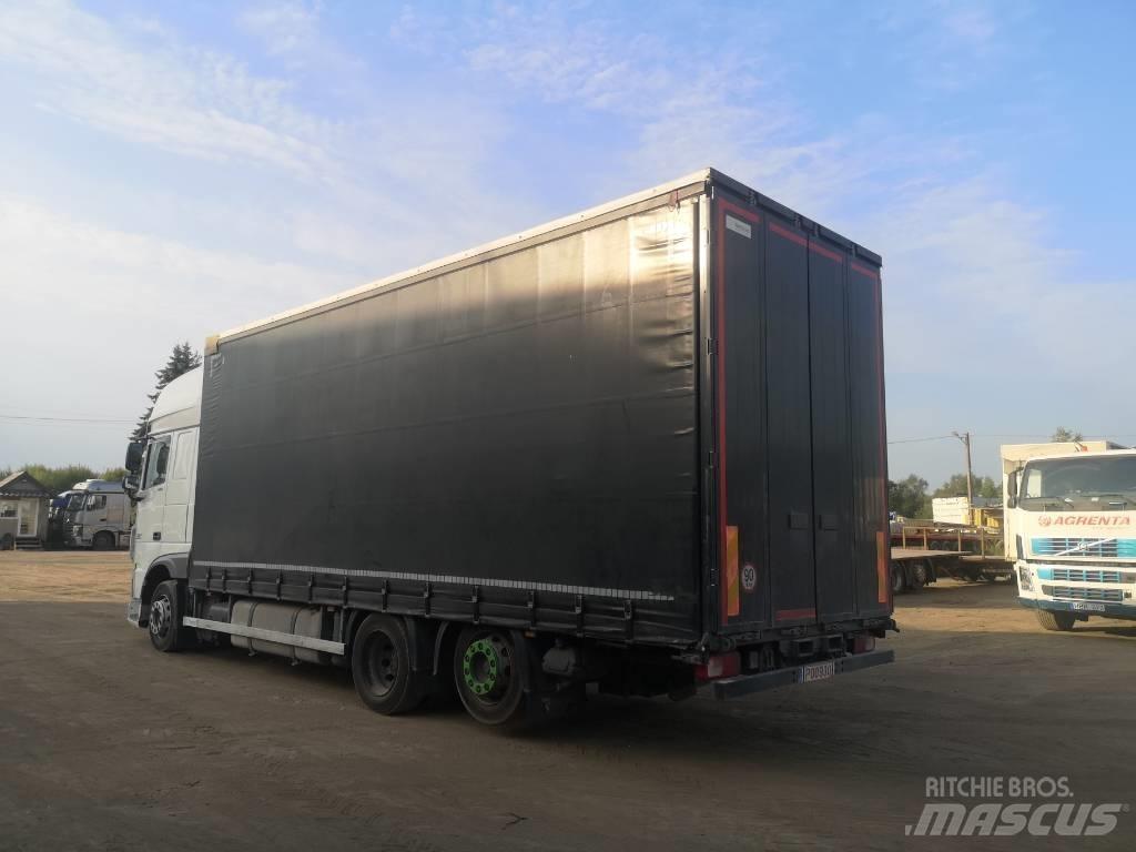 DAF XF 480 6x2 Jumbo Pritsche & Plane