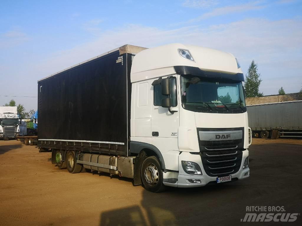 DAF XF 480 6x2 Jumbo Pritsche & Plane