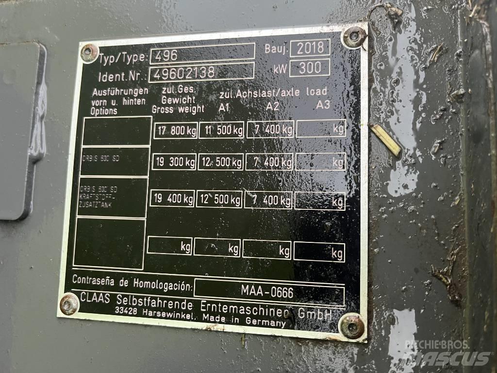 CLAAS Jaguar 840 Selbstfahrende Häcksler