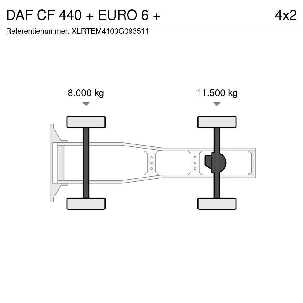 DAF CF 440 + EURO 6 + Sattelzugmaschinen