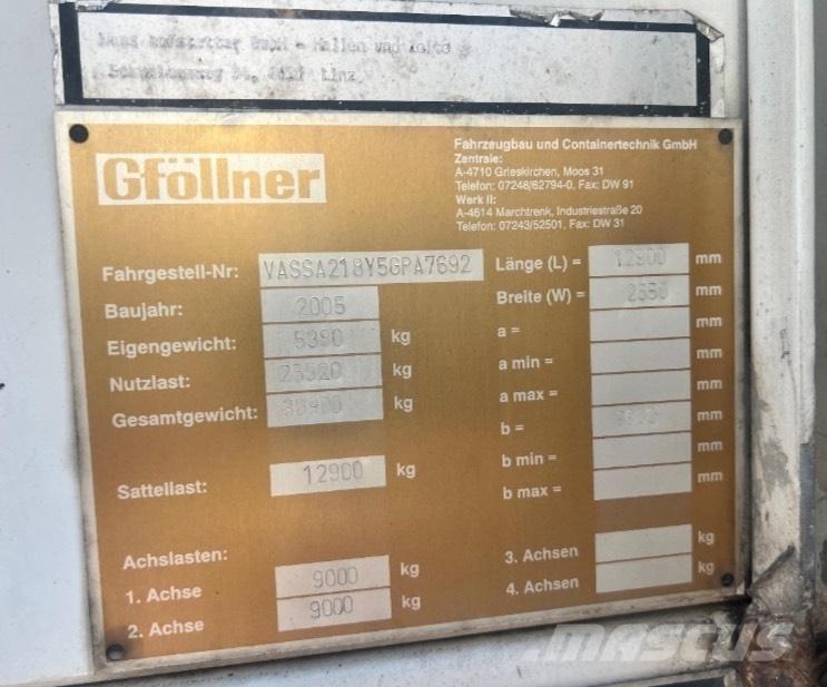 Gföllner SPL2 Pritschenauflieger
