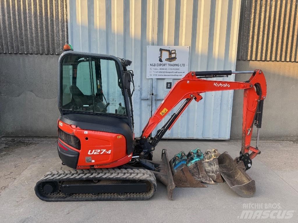 Kubota U 27 Minibagger < 7t