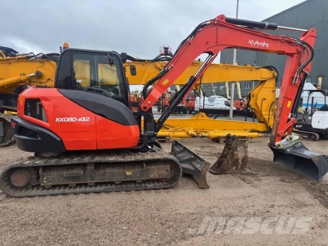 Kubota KX 080-4 Midibagger  7t - 12t