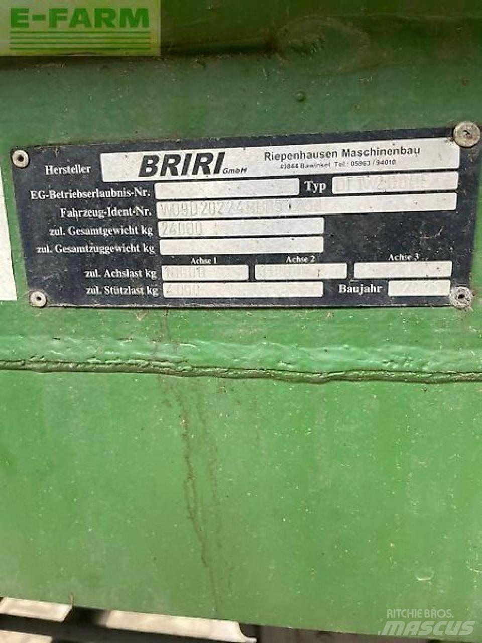 Briri güllefass Düngemittelverteiler