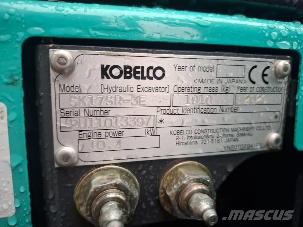 Kobelco SK 17 SR-3E Minibagger < 7t