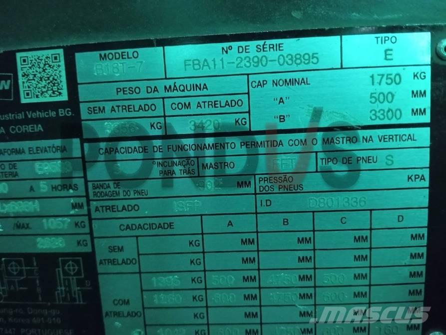 Doosan B 18 T-7 Elektrische heftrucks