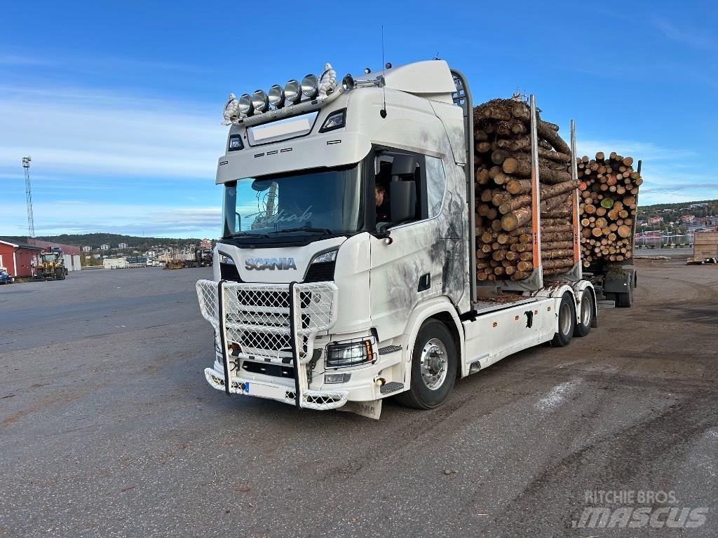 Scania R 650 Holztransporter