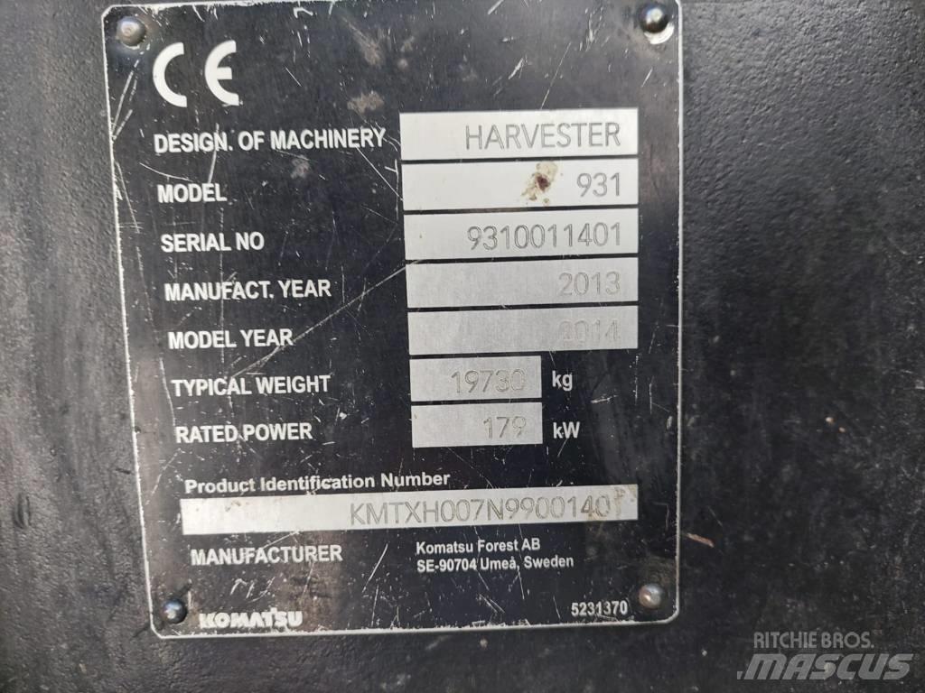 Komatsu 931.1 Harvester