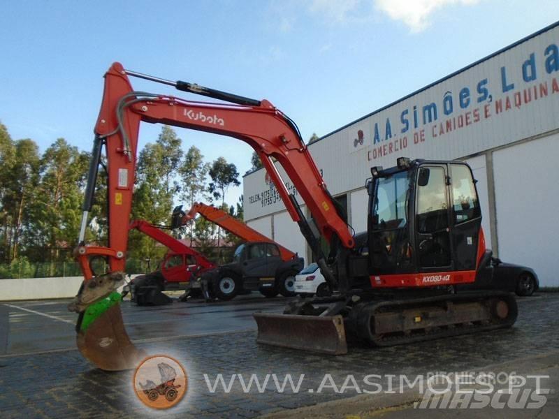 Kubota KX 080-4 Midibagger  7t - 12t